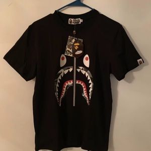 Bape Shark T-shirt Camo